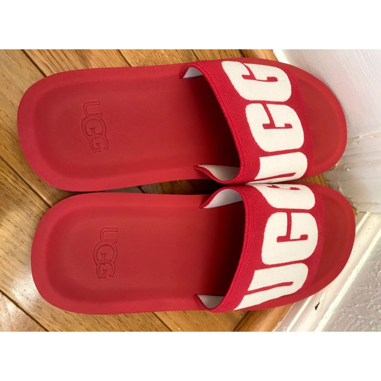 Ugg UGG Zuma Pink Womens Sandals 9 Slip On Casual Cushioned Floral Slip-On Slide Flat Shoes Size US 9 / IT 39 - 4 Thumbnail