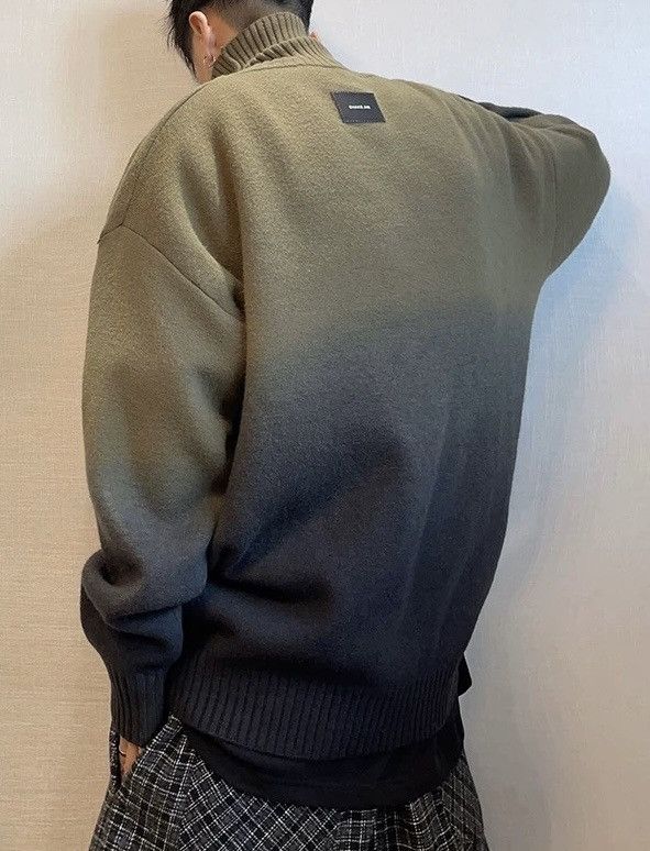 Japanese Brand × Vintage Outdoor retro gradient effect turtleneck sweater knitwear Size US L / EU 52-54 / 3 - 4 Thumbnail