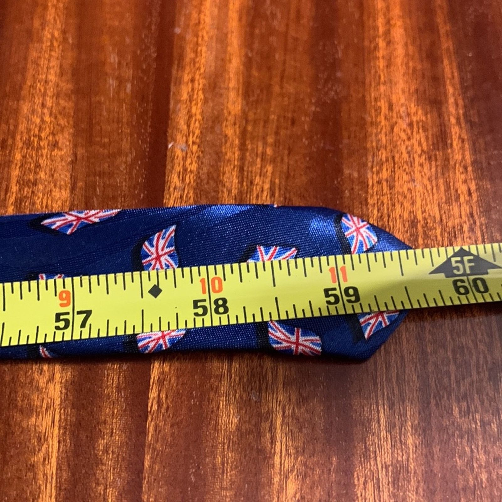Vintage Union Jack English British flags necktie Size ONE SIZE - 7 Thumbnail