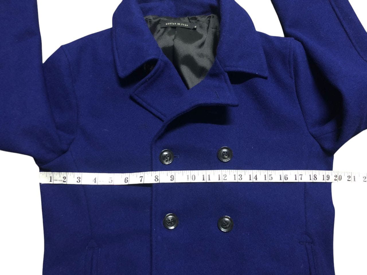 GOSTAR DE FUGA GOSTAR DE FUGA Double Breasted Wool Coat Jacket Size US S / EU 44-46 / 1 - 13 Thumbnail