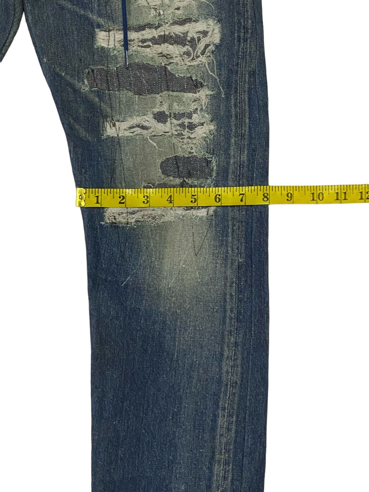 Hysteric Glamour Hysteric Glamour Distress Ripped Style Printed Jogger Pants Size US 30 / EU 46 - 9 Thumbnail