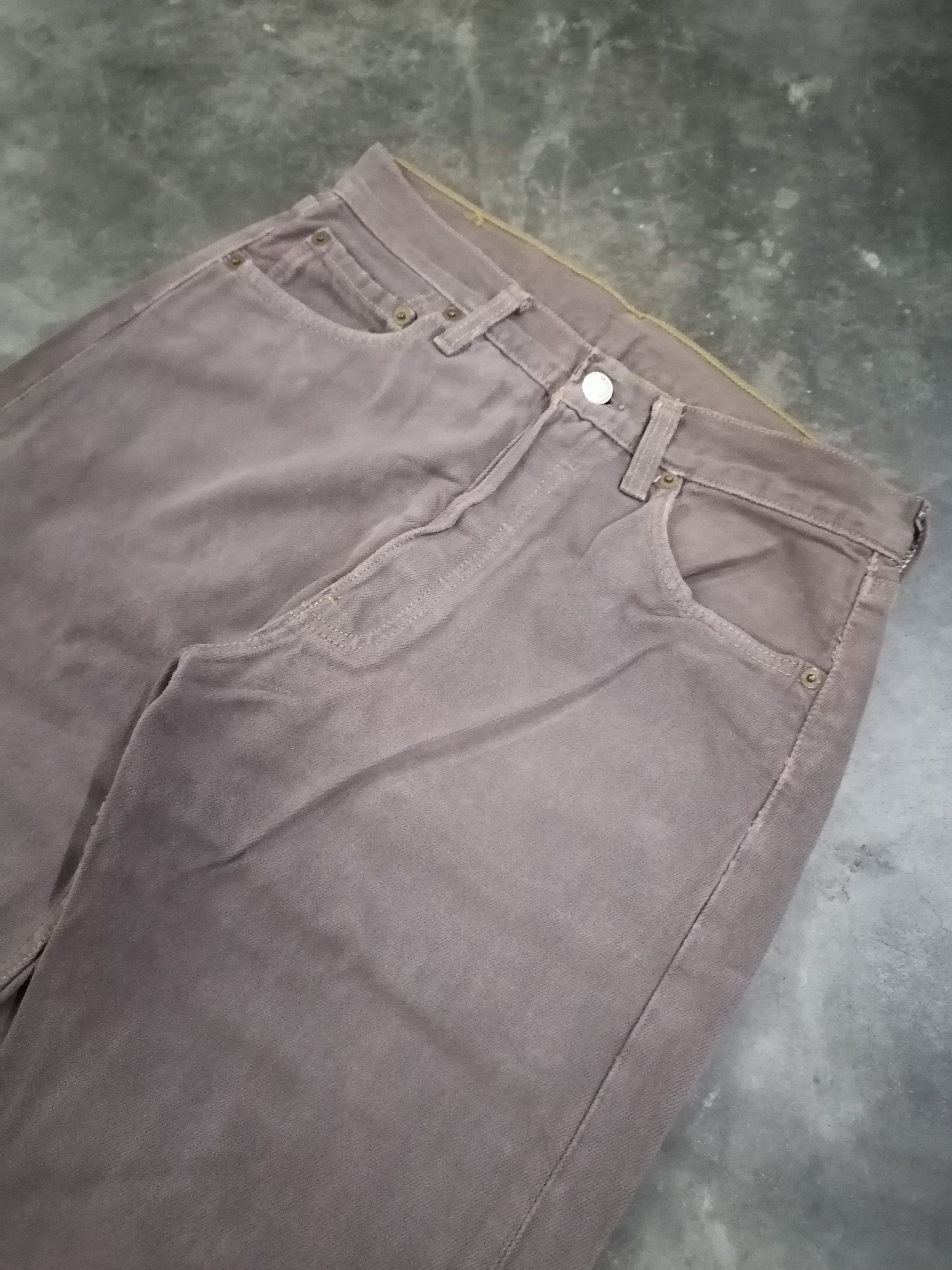 Levi's × Levi's Vintage Clothing Vintage 90s Levi's 501 Dyed Purple Distressed Denim Pants Size US 28 / EU 44 - 3 Thumbnail