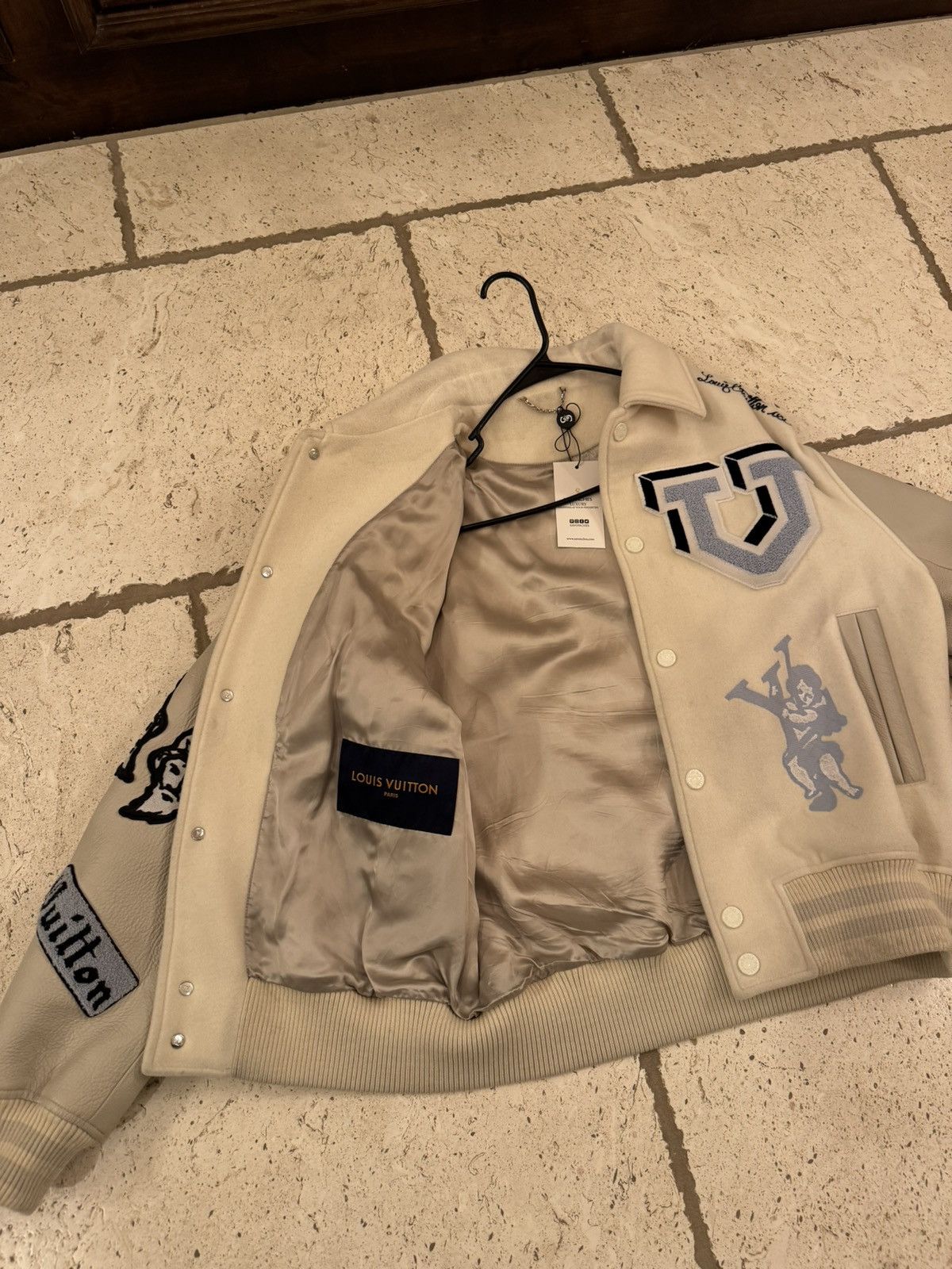 Louis Vuitton Louis Vuitton Multi-Patches Mixed Leather Varsity Blouson Size US L / EU 52-54 / 3 - 6 Thumbnail