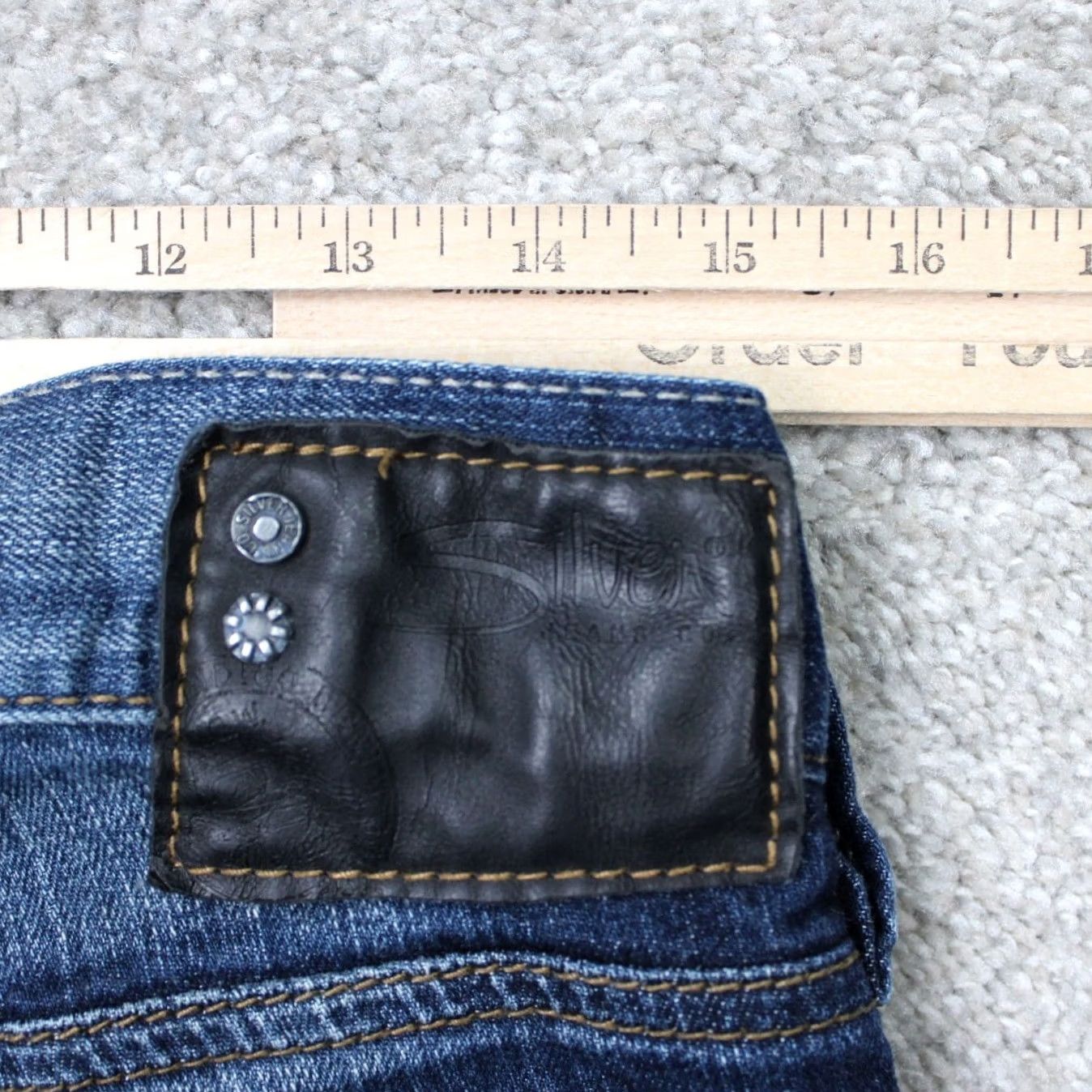 Silver Jeans Co. Silver Jeans Nash Straight Jeans Mens 30x34 Blue 5-Pocket Denim Stretch Regular Slim Fit 90s Hip Hop Cowboy Rock Vintage No Size US 30 / EU 46 - 7 Thumbnail