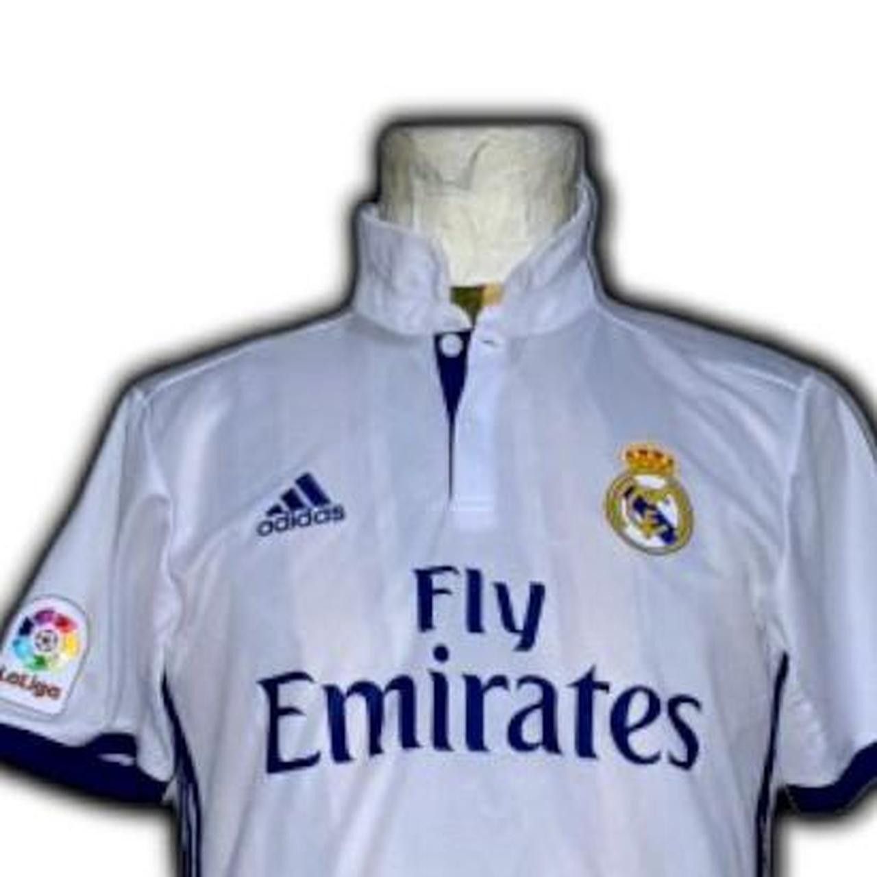 Adidas Real Madrid Spain 2016 2017 Home Shirt Jersey Size US M / EU 48-50 / 2 - 2 Thumbnail
