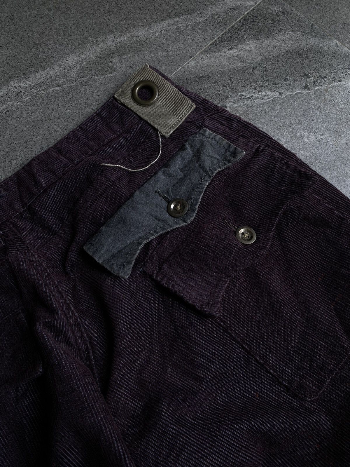 PPFM Ppfm dark purple double pocket pants Size US 32 / EU 48 - 4 Thumbnail