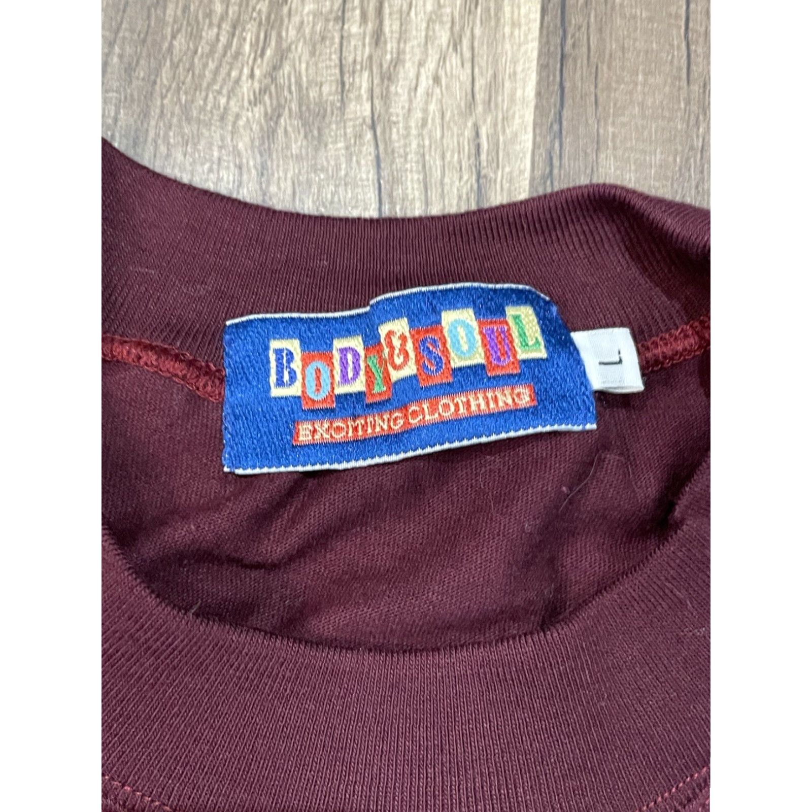 Vintage Body & Soul Embroidered Ducks T-Shirt Burgendy L Mens Regular Large Burgundy Ducks Embroidered Shirt Men Grand Duck Theme Classic Size US L / EU 52-54 / 3 - 3 Thumbnail