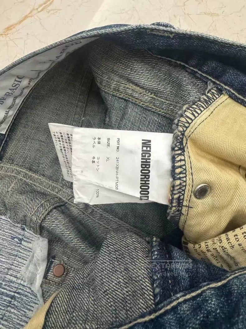 Neighborhood Neighborhood size XL Distressed Washed Bull King Denim Jea Size US 27 - 4 Thumbnail