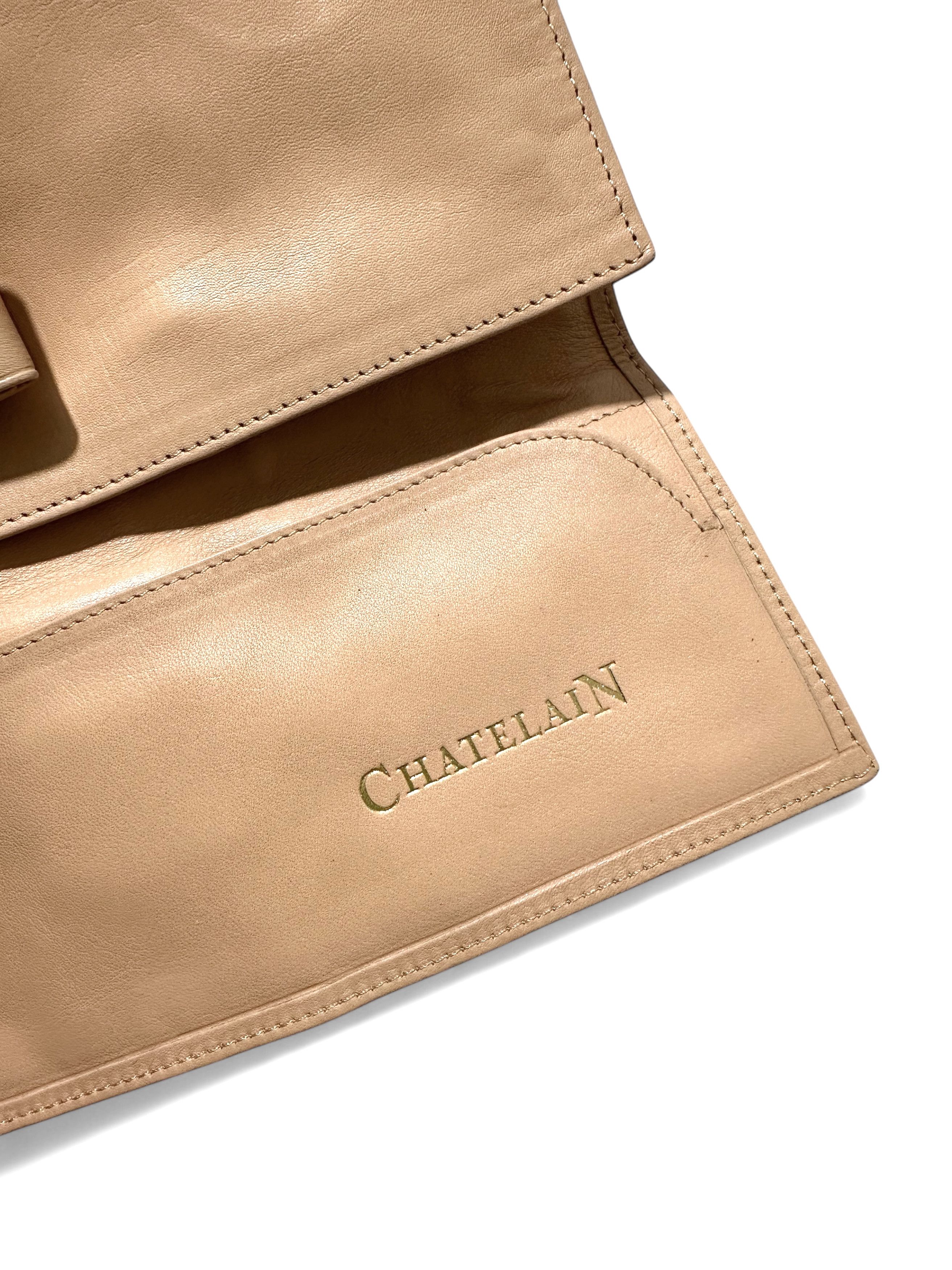 Leather Chatelain Tan Soft Leather Wallet Clutch Size ONE SIZE - 5 Thumbnail