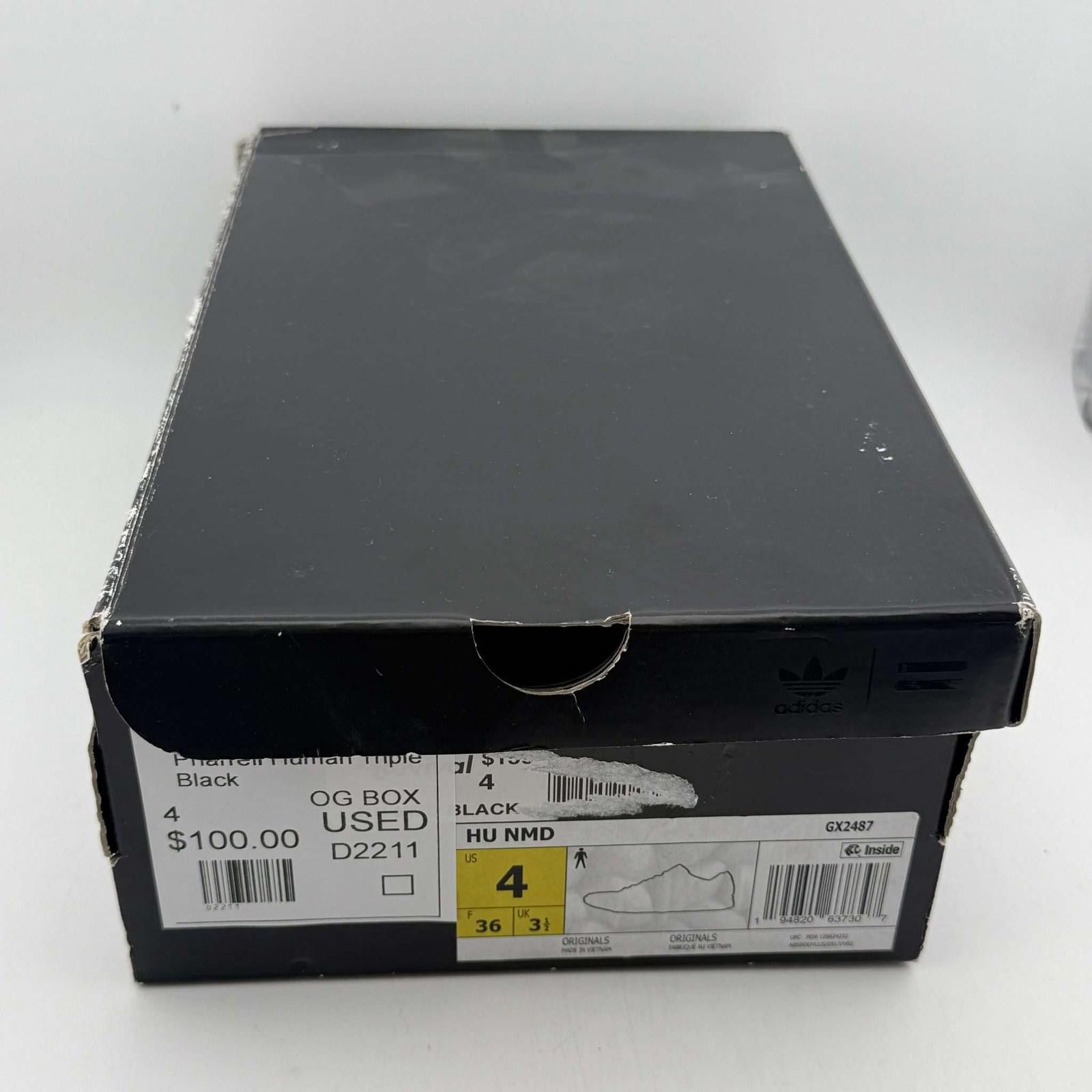 Adidas Adidas NMD Hu Pharrell Human Triple Black US 4 Used with Box Size US 9 / EU 42 - 7 Thumbnail
