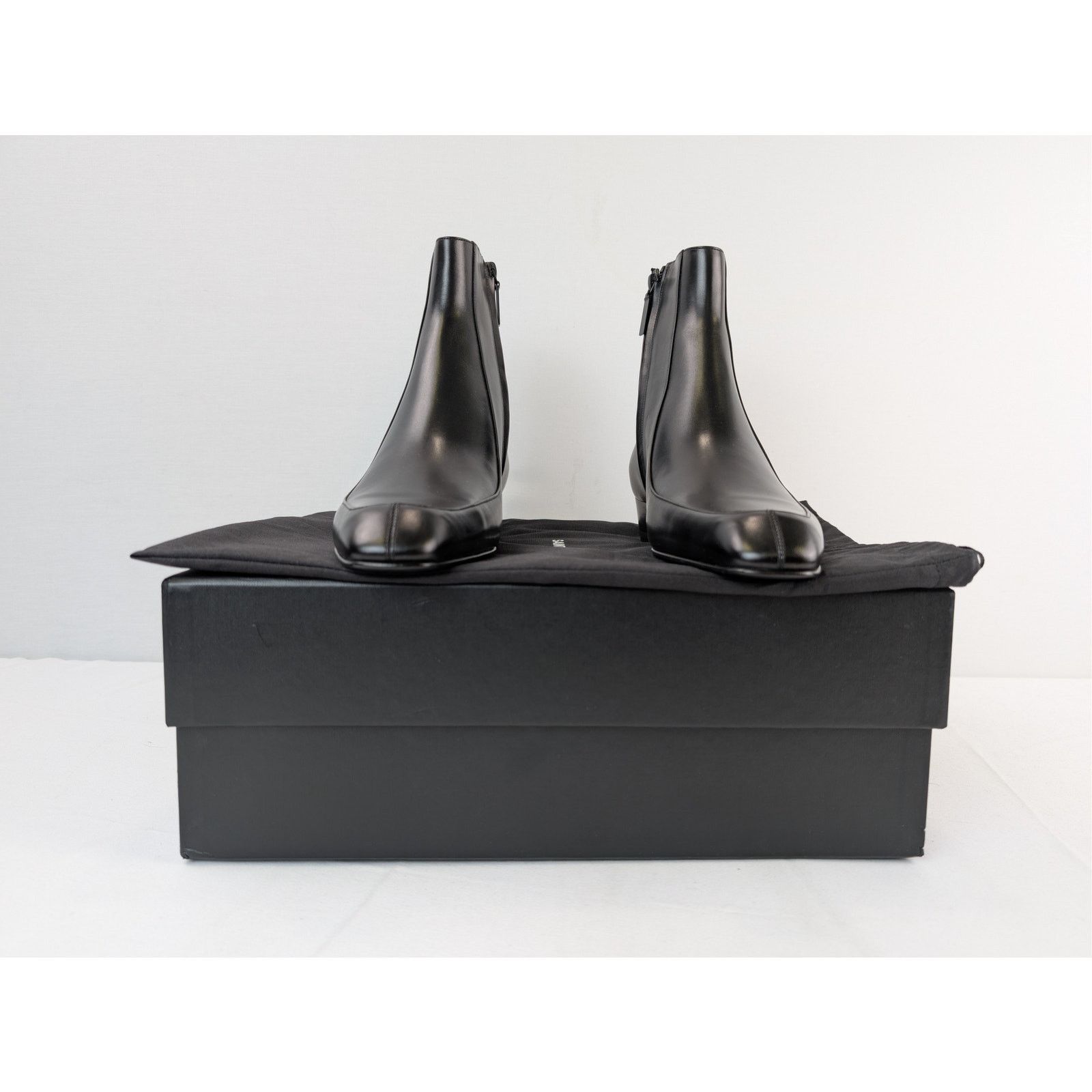 Saint Laurent Paris o1rshd1 Giza Calf Augustin 30 Booties Boots in Nero Size US 10.5 / EU 43-44 - 15 Thumbnail