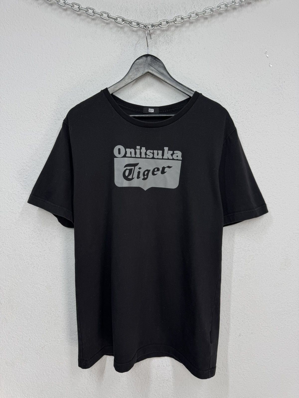 Onitsuka Tiger Vintage T-shirt Black Onitsuka Tiger Asics Y2k Streetwear Size US XL / EU 56 / 4 - 3 Thumbnail