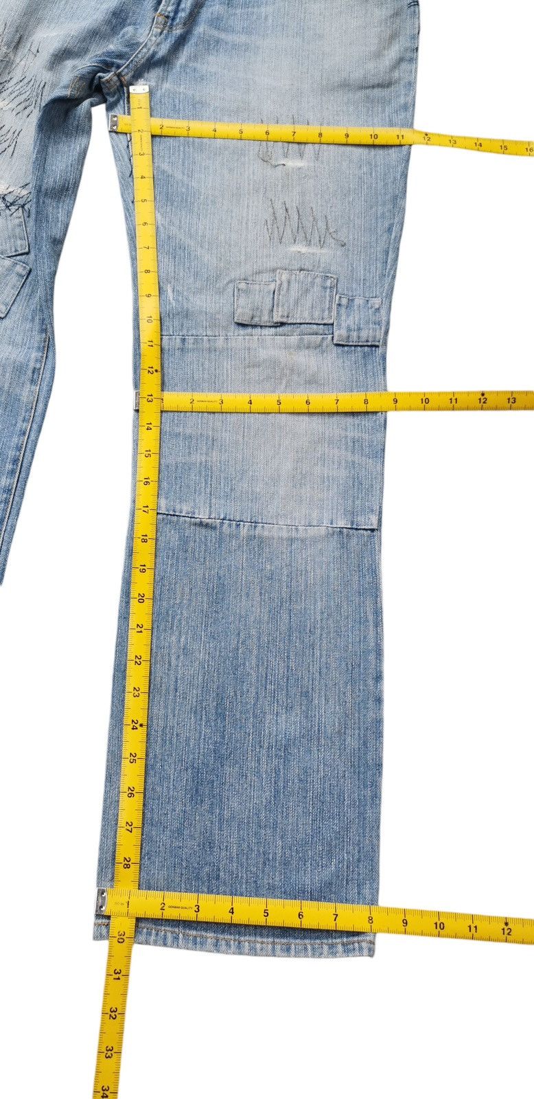 Kapital TTU Jeans Patchwork Looklike Kapital Size US 31 - 9 Thumbnail