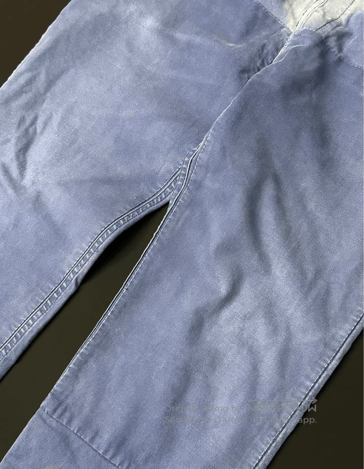 Vintage Vintage 50s French Workwear Distressed Canvas Pants. Size US 31 - 3 Thumbnail