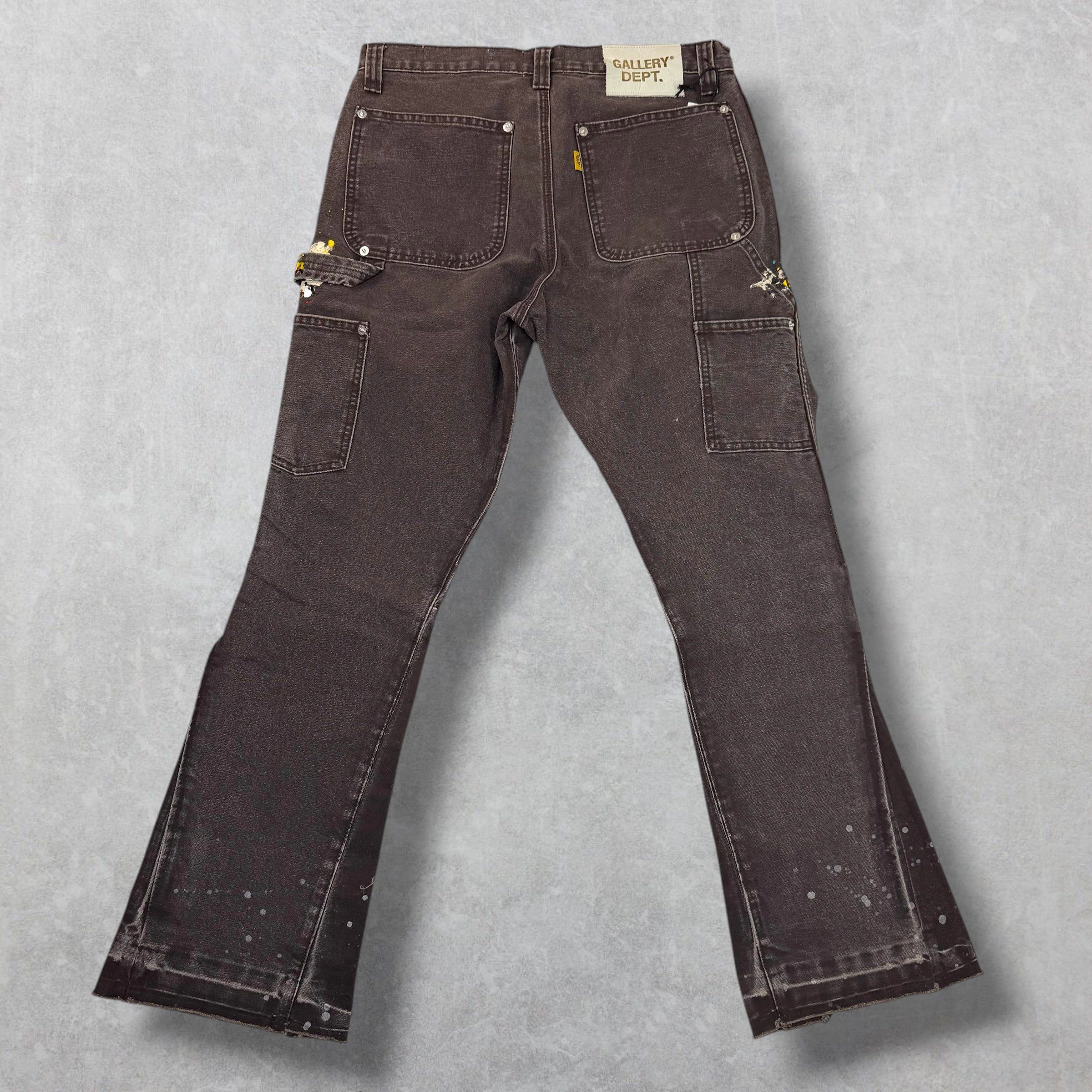 Gallery Dept. Gallery Dept. Paint Dark Brown Flared Carpenters 30 Size US 30 / EU 46 - 2 Thumbnail