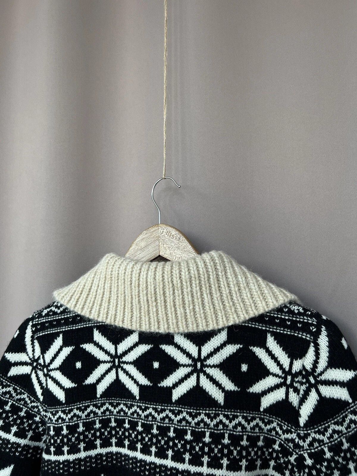 Other Luis Trenker Knit Snow Print Wool Cardigan Womens Size M Size M / US 6-8 / IT 42-44 - 8 Thumbnail