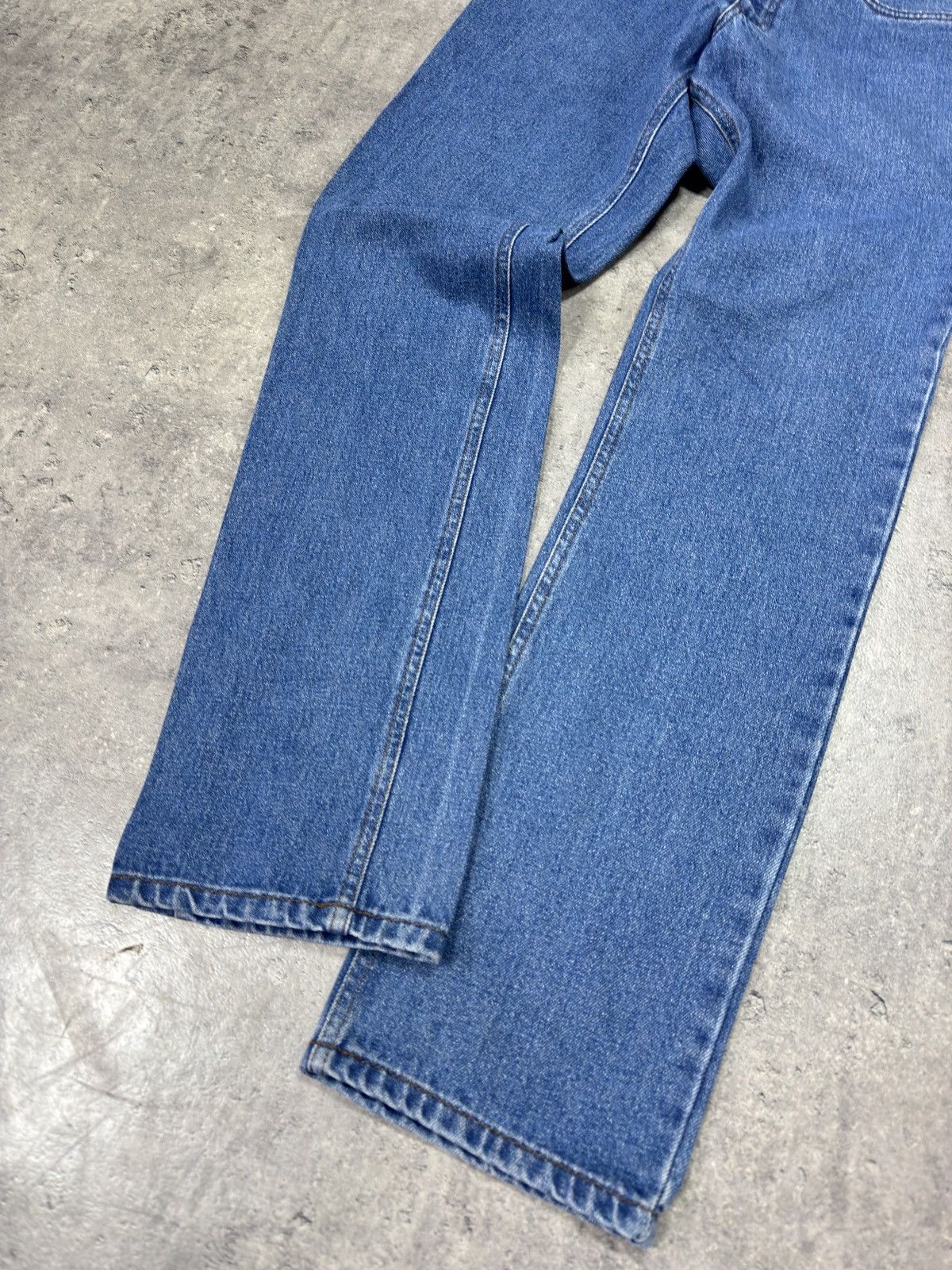 Vintage × Wrangler 🚨SICK Vintage Washed Black Wrangler Jeans Denim Size US 32 / EU 48 - 2 Thumbnail