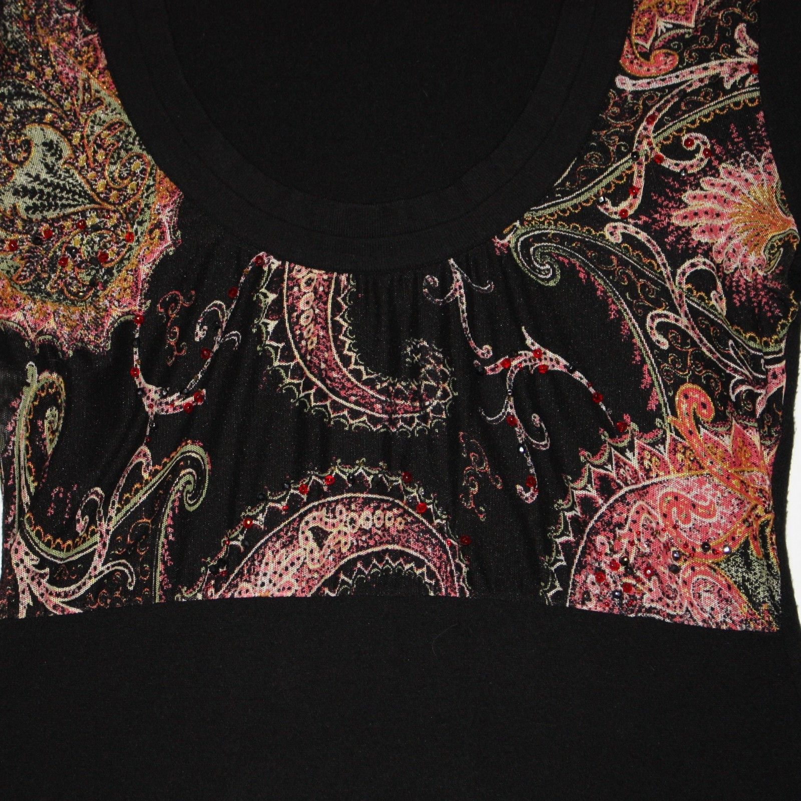 Roberto Cavalli Black Knit Sweater with Crystal Beaded Mesh Front size M Size M / US 6-8 / IT 42-44 - 13 Thumbnail
