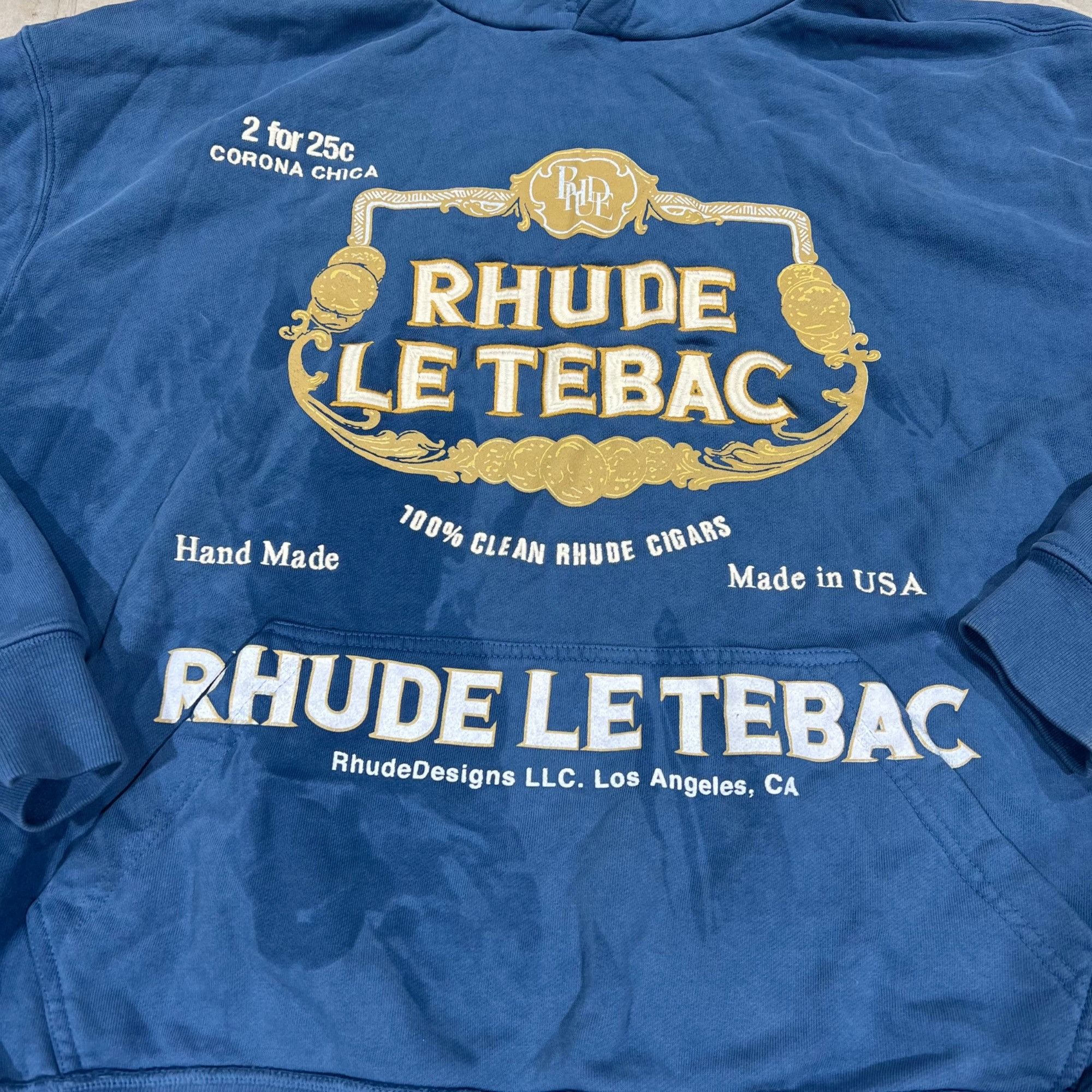Rhude NEW RHUDE LE TABAC HOODIE SZ MEDIUM Size US M / EU 48-50 / 2 - 3 Thumbnail