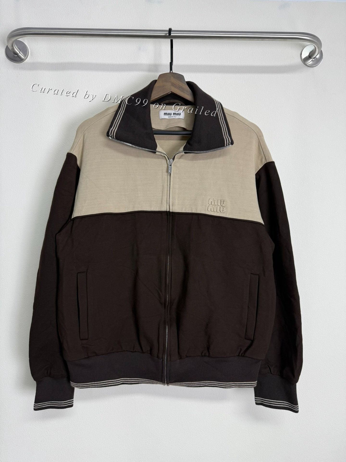 Miu Miu Miu Miu 25FW Colorblock Track Jacket Size XS / US 0-2 / IT 36-38 - 1 Thumbnail