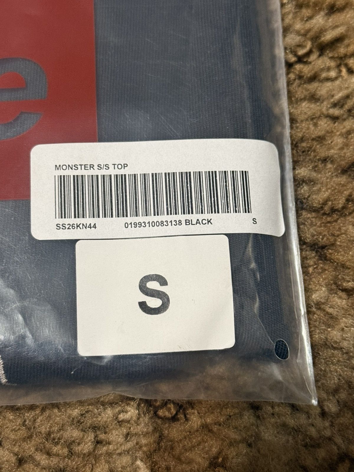 Supreme Supreme Monster S/S Top Black Small Size US S / EU 44-46 / 1 - 2 Thumbnail