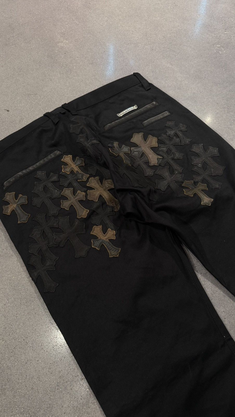 Chrome Hearts Chrome Hearts Black Camo Cross Patch Chino Pants Size US 36 / EU 52 - 3 Thumbnail