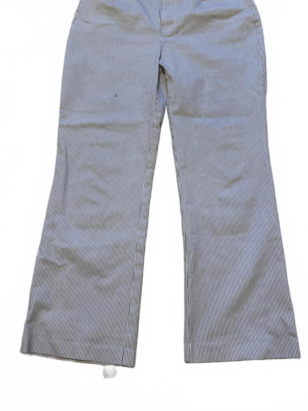 Free People NEW Free People High Rise Florence Crop Striped Pants M Size 32" / US 10 / IT 46 - 7 Thumbnail