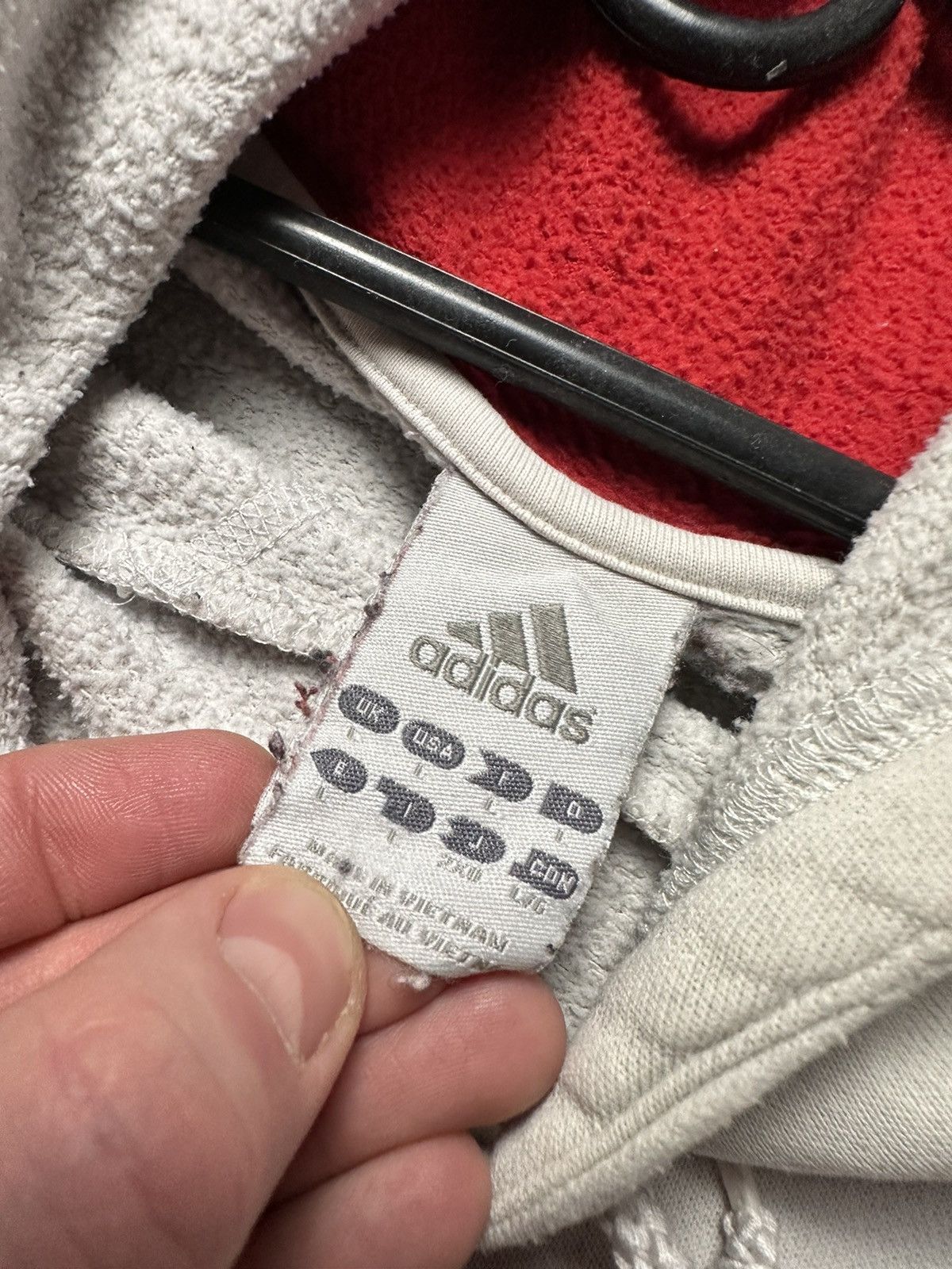 Adidas × Vintage Vintage Liverpool adidas soccer hoodie size L Size US L / EU 52-54 / 3 - 6 Thumbnail
