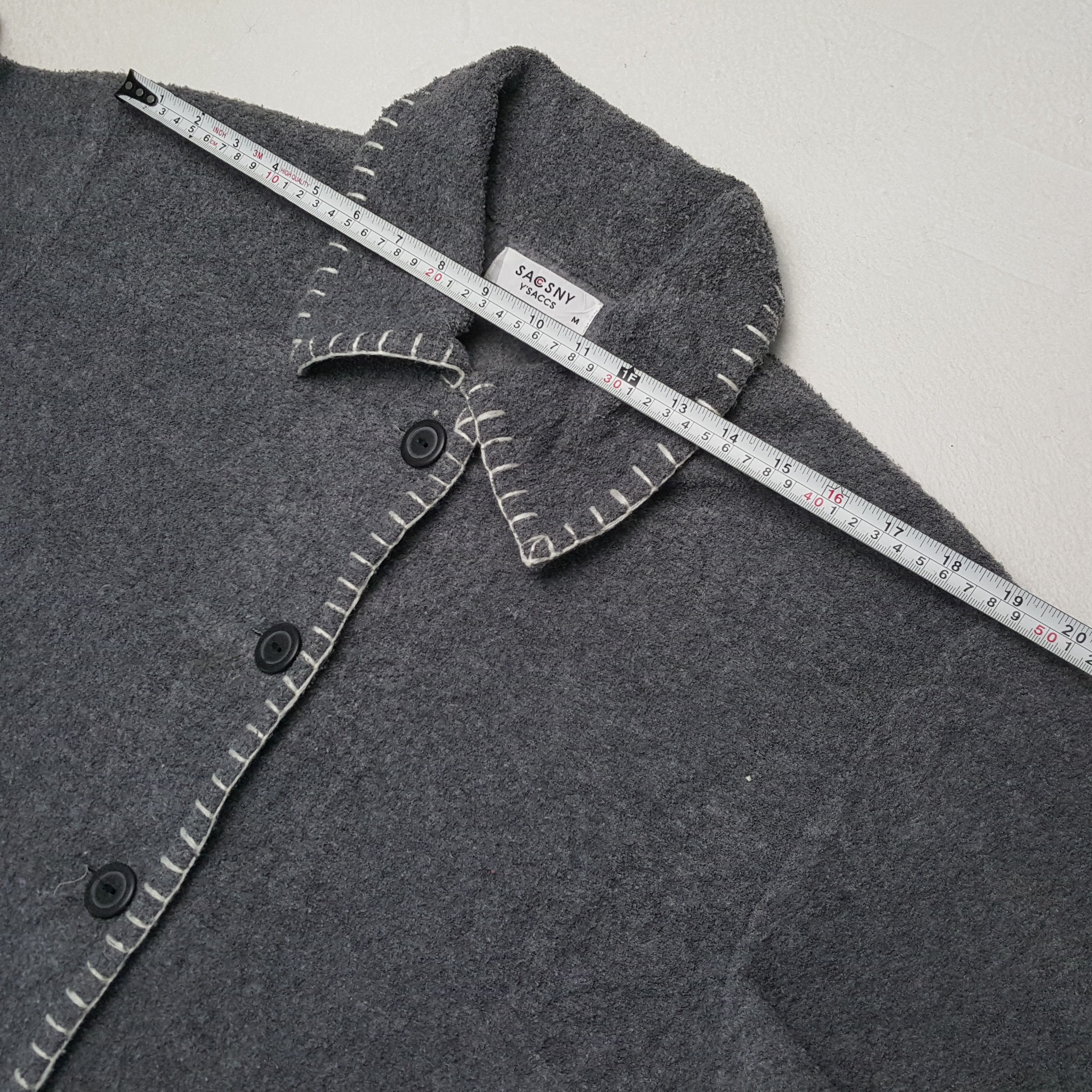 Yohji Yamamoto Y'SACCS YOHJI YAMAMOTO Designer Brand Custom Sweater Jacket Size US M / EU 48-50 / 2 - 5 Thumbnail