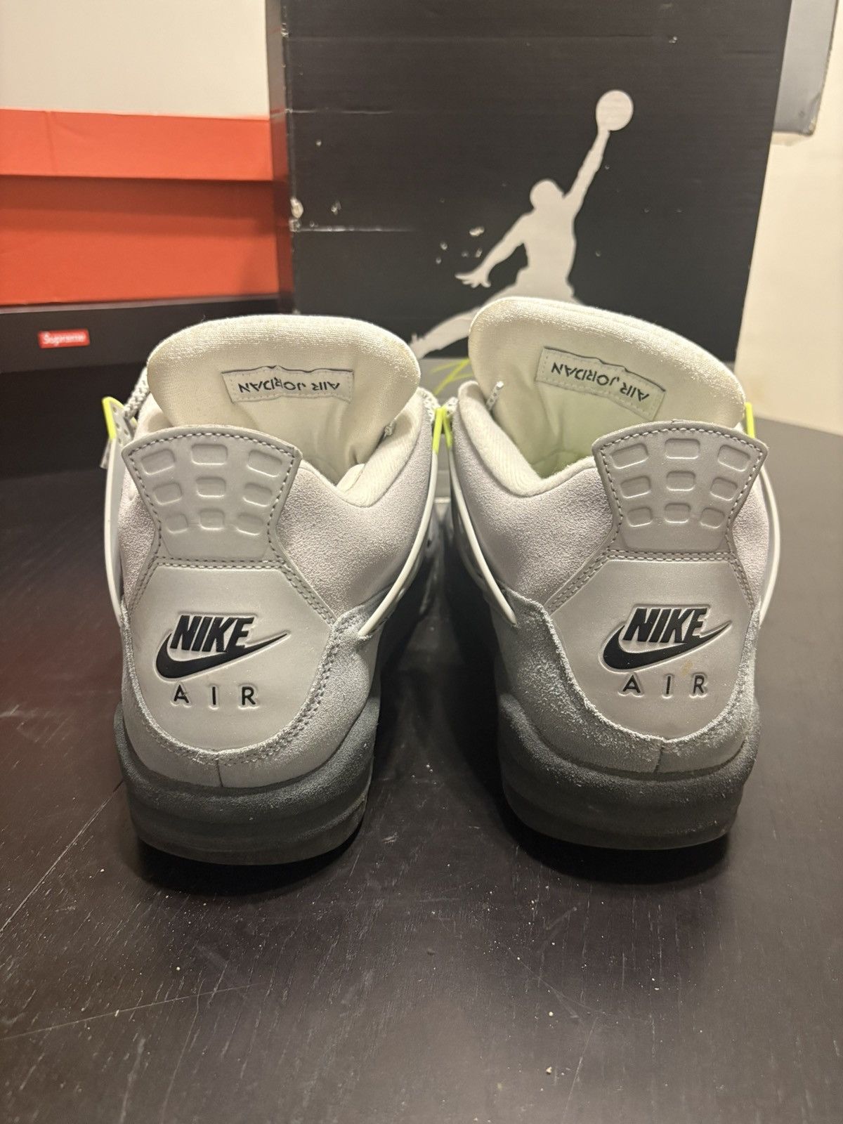 Jordan Brand Air Jordan 4 Retro SE “Cool Grey / Volt” Size US 11.5 / EU 44-45 - 4 Thumbnail