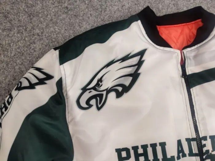 NFL Vintage NFL Philadelphia Eagles Champions Logo Bomber jacket Size US S / EU 44-46 / 1 - 8 Thumbnail