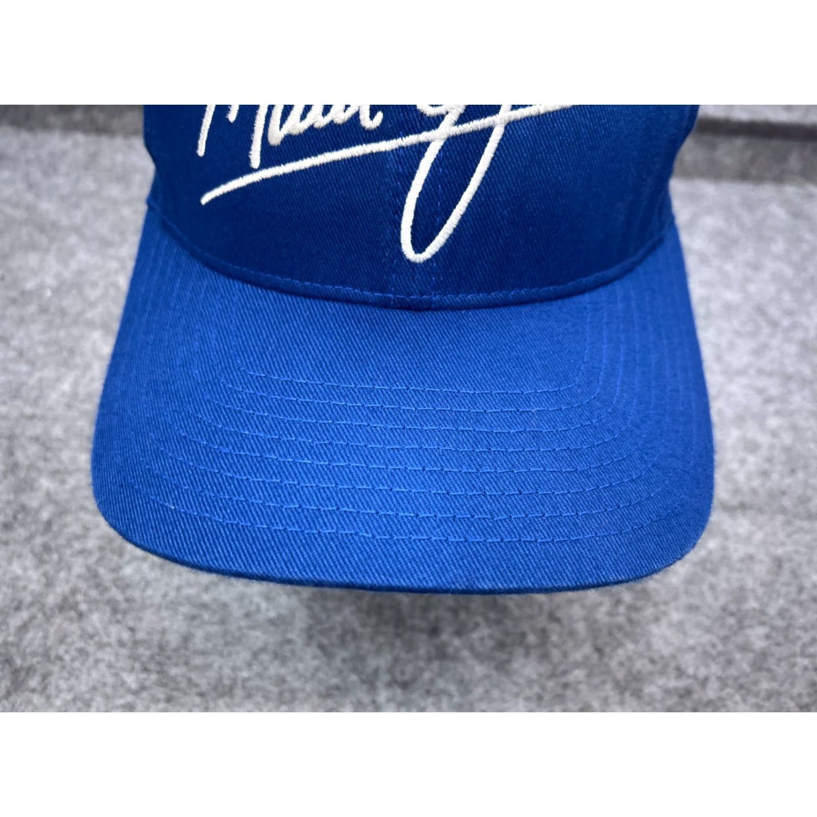 Vintage Maui Jim Hat Cap Fitted Adult Extra Large Blue Polyester Blend Flexfit Cap, XL, Blue, Be Apache? Size ONE SIZE - 3 Thumbnail