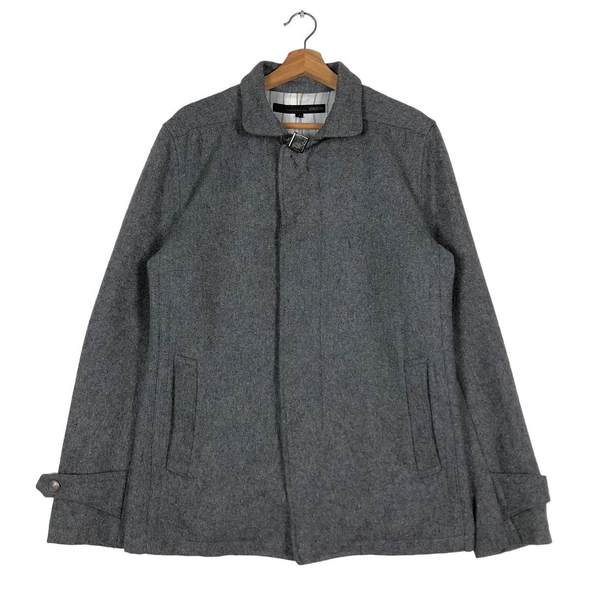 Schlussel 🔥Vintage Wool Work Jacket Schlussel Japan Issey Miyake Size US M / EU 48-50 / 2 - 1 Thumbnail