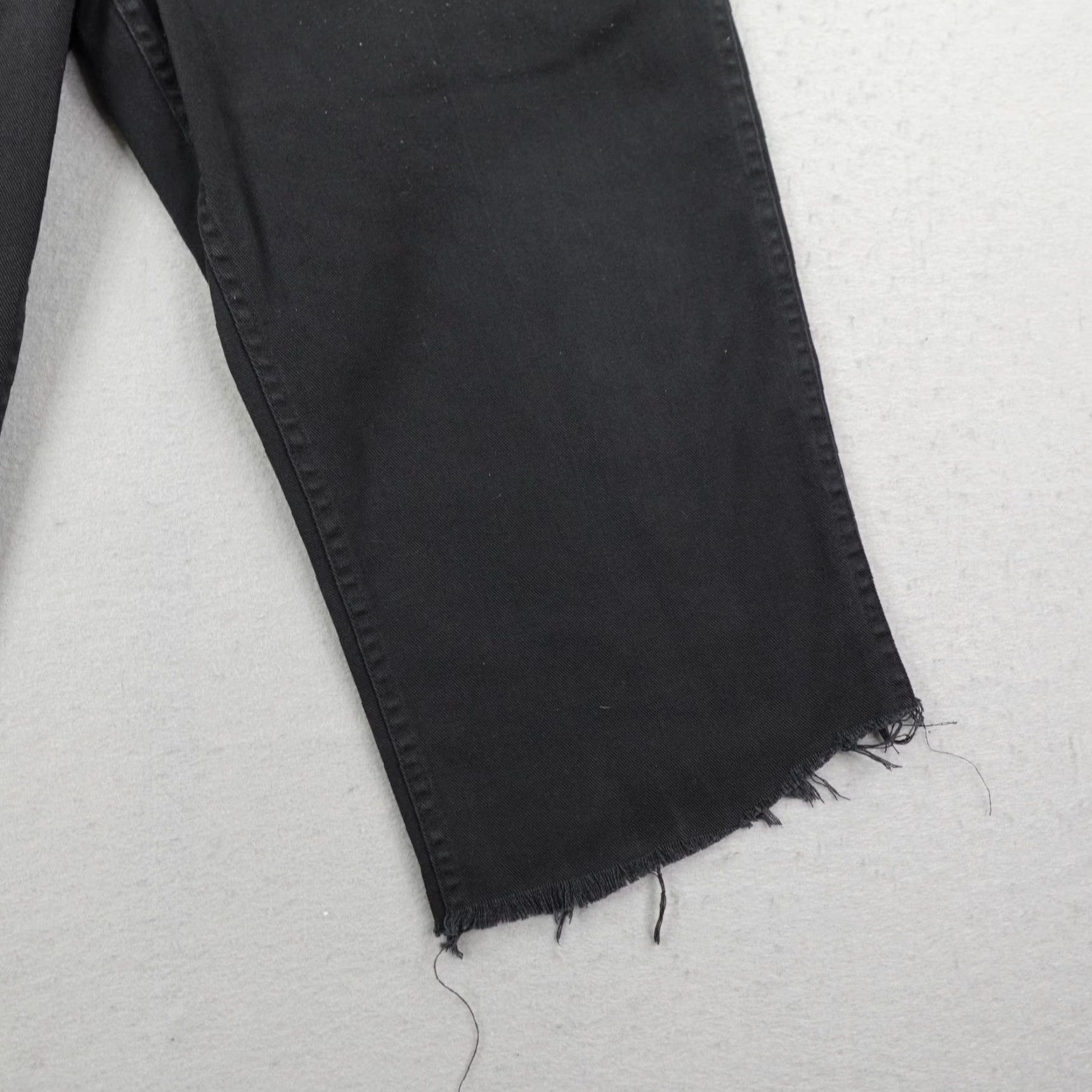 Ben Davis Ben Davis Pants Mens 42 Black Cropped Cut Off Twill Workwear Baggy Wide Leg Size US 42 / EU 58 - 3 Thumbnail