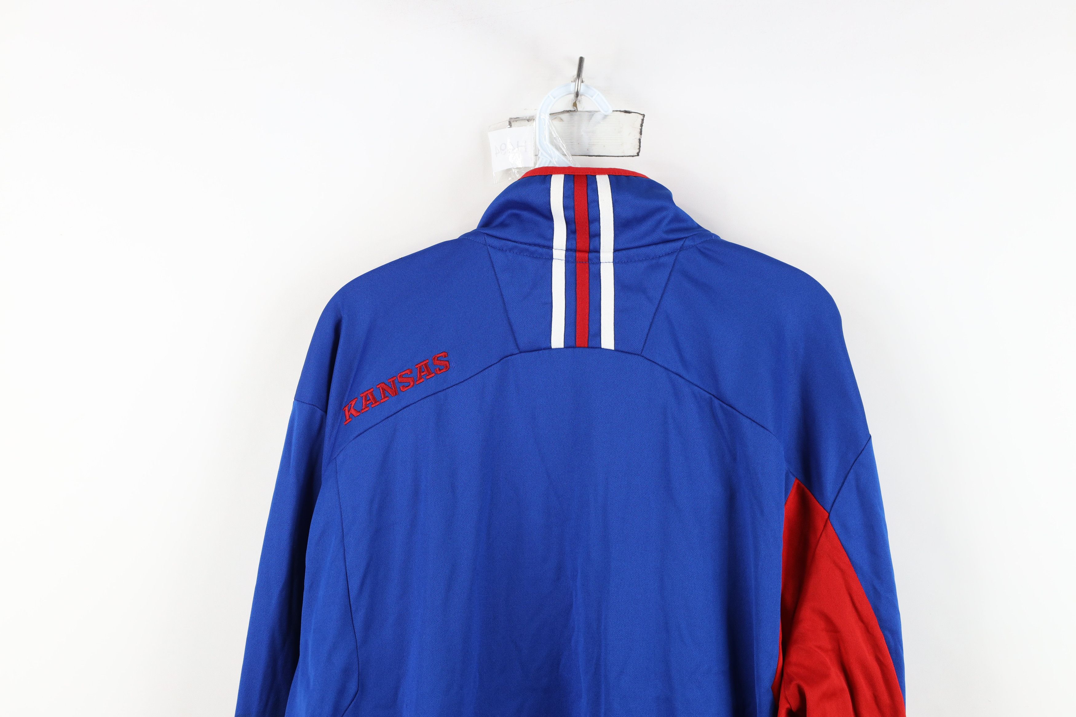 Adidas Adidas Kansas University Basketball Full Zip Jacket Blue Size US XL / EU 56 / 4 - 17 Thumbnail