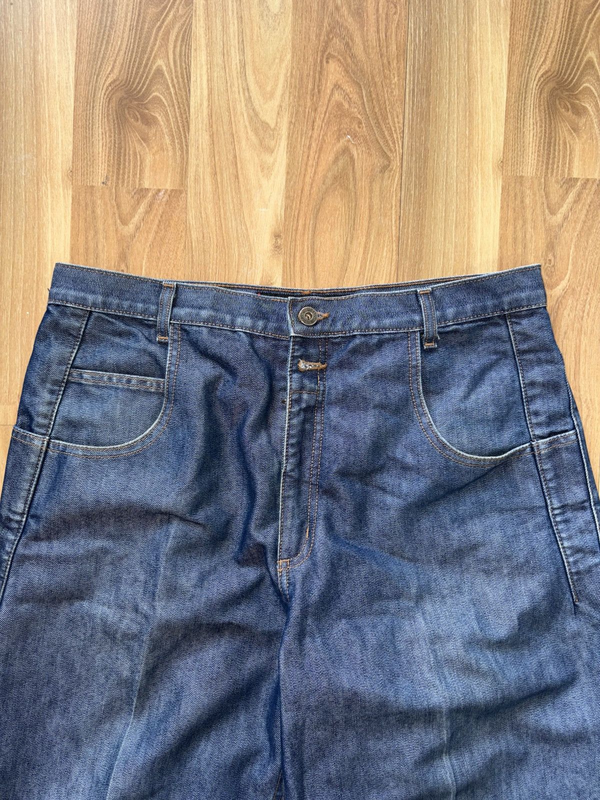 Guess Vintage Guess 075 Pascal Fit 36x32 blue INDIGO made in U.S.A Size US 36 / EU 52 - 2 Thumbnail