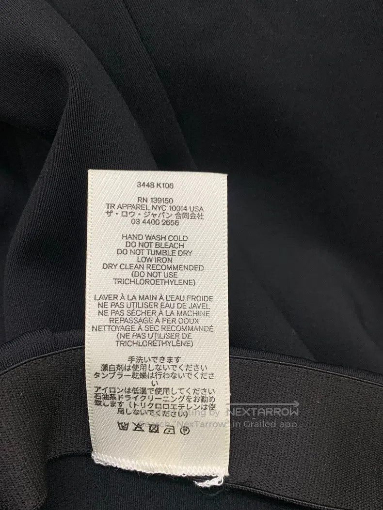 The Row The row size s Black stretch split pants Size 23" - 6 Thumbnail