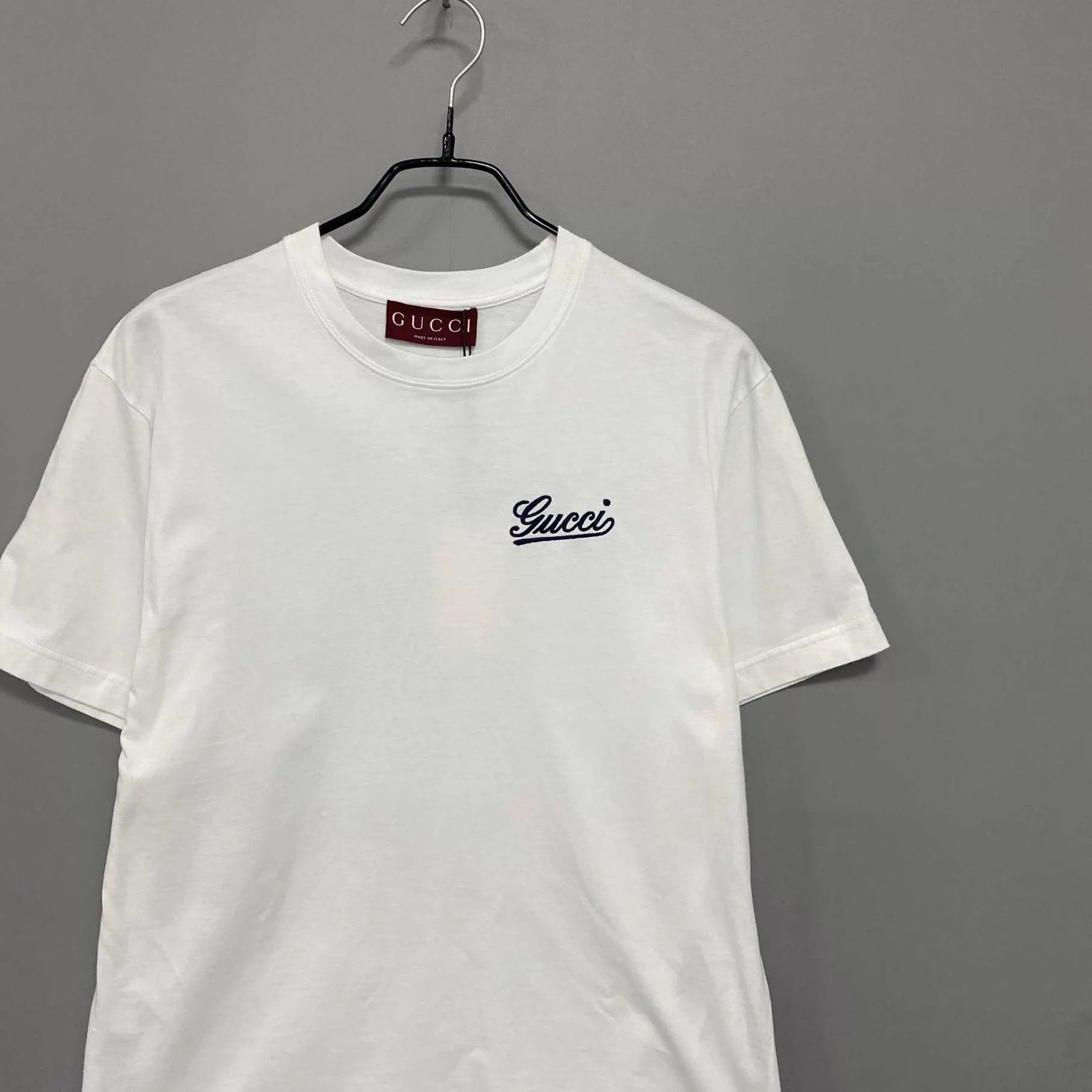 Gucci GUCCI 25SS Embroidered Logo Short Sleeve Tee XXS 99 New Size US XXS / EU 40 - 2 Thumbnail
