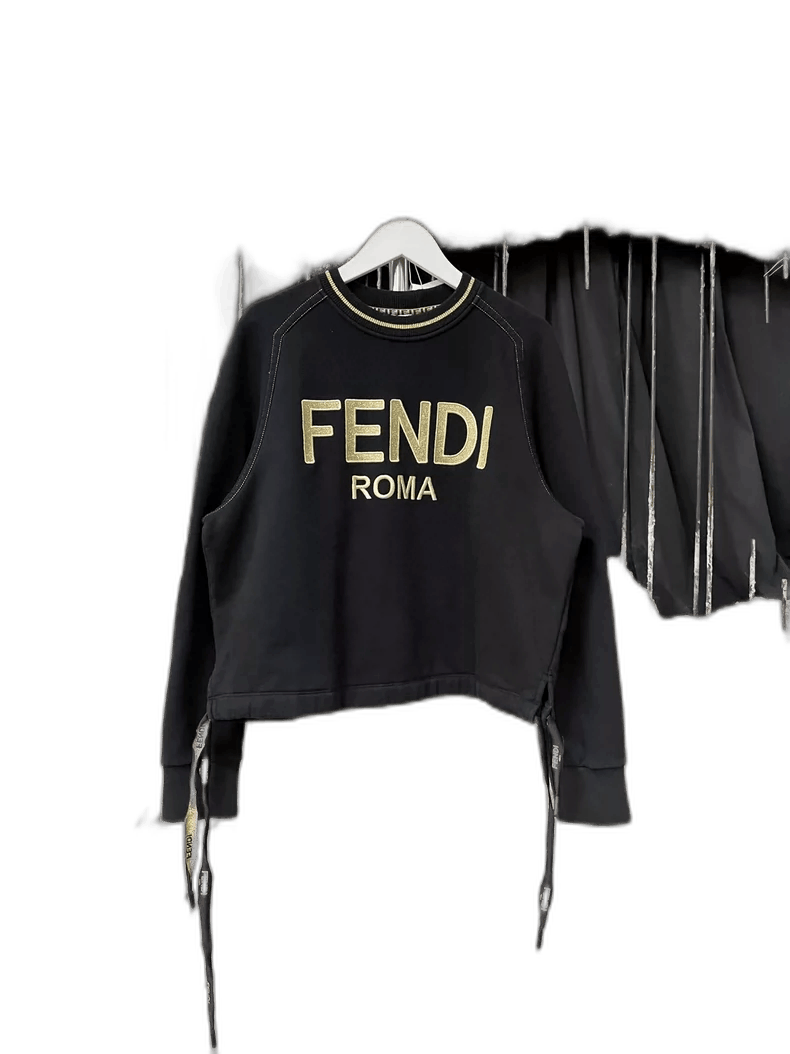 Fendi Fendi Black Gold Sweatshirt Size US XS / EU 42 / 0 - 1 Thumbnail