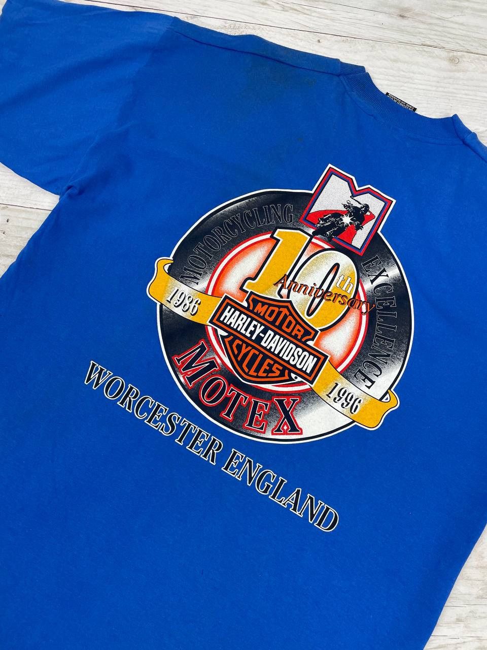 Harley Davidson Vintage Harley Davidson Motorcycles 10Th Anniversary T-Shirt Size US XL / EU 56 / 4 - 7 Thumbnail