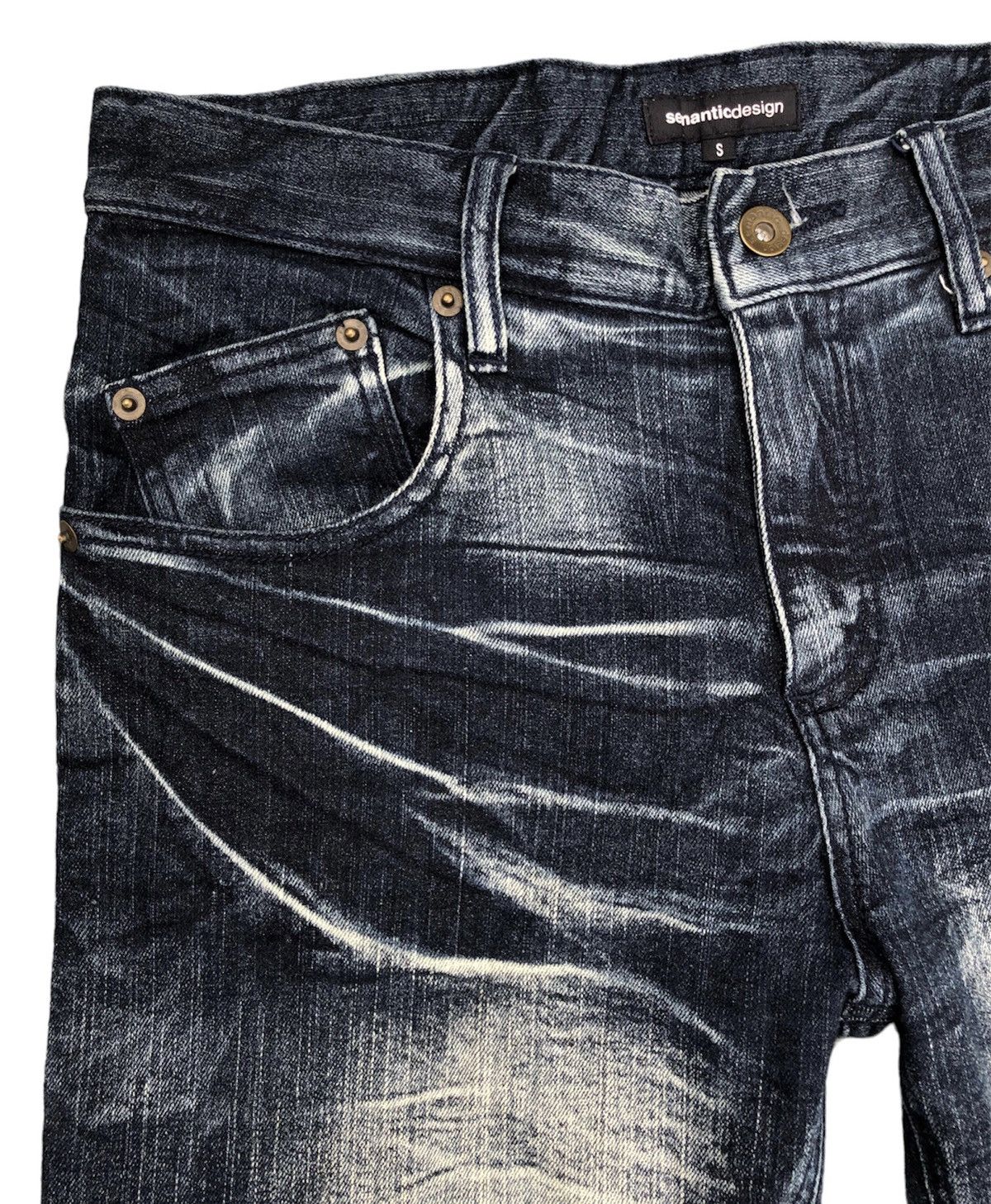 semanticdesign Semantic Design acid wash j cut denim pants Size US 30 / EU 46 - 6 Thumbnail