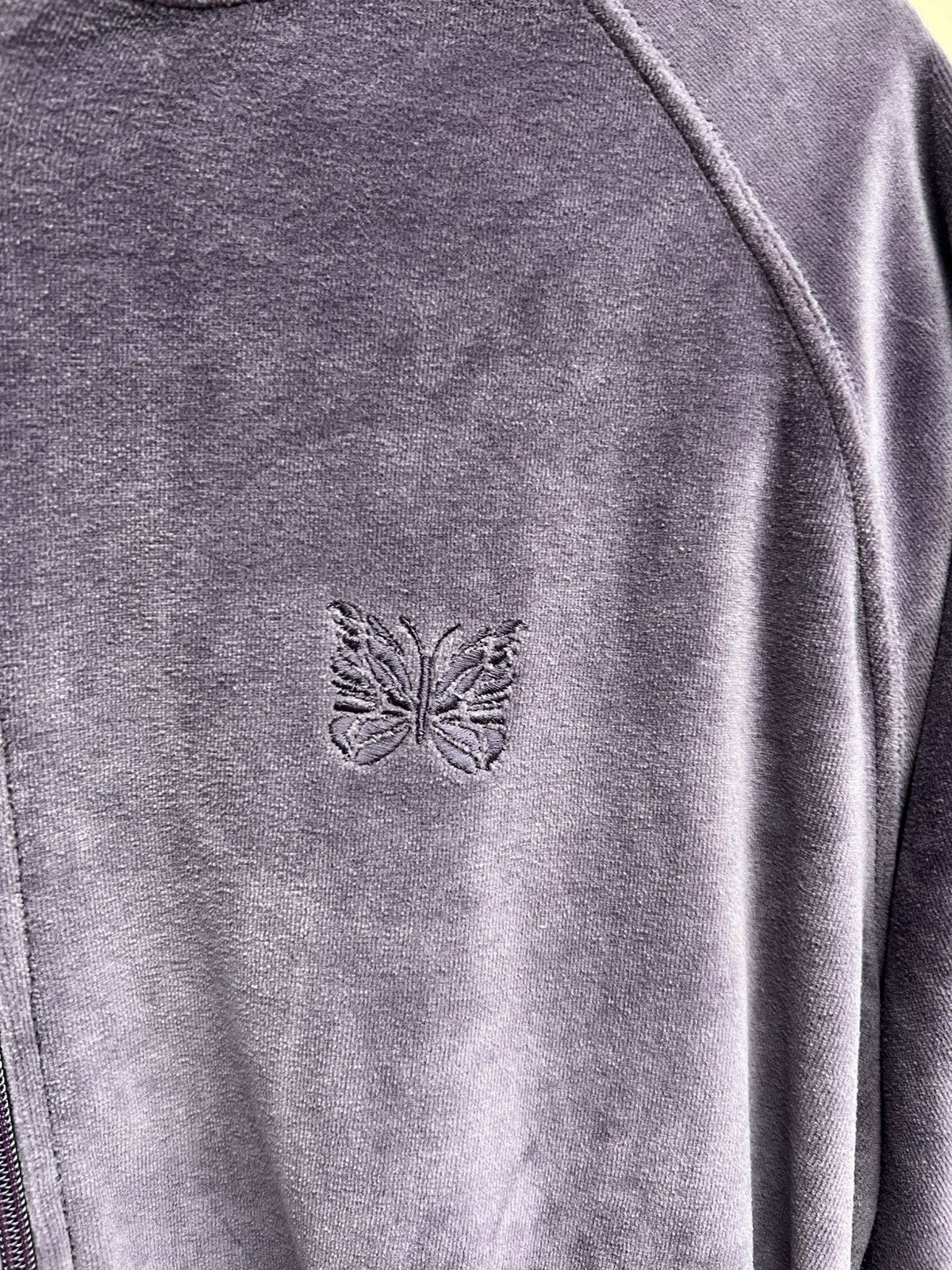 Needles Neddles Purple Zipper Track Sweatshirt Size US XL / EU 56 / 4 - 3 Thumbnail