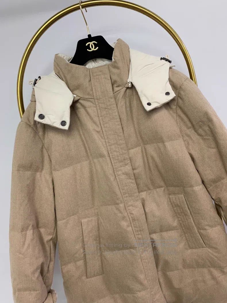 Brunello Cucinelli Brunello Cucinelli Long Hooded Down Coat Size XS / US 0-2 / IT 36-38 - 2 Thumbnail