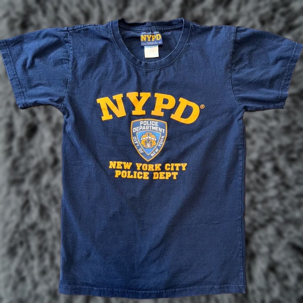 Vintage NYPD Mens Official T Shirt Navy Blue Graphic Print Small NYPD Tee Size US S / EU 44-46 / 1 - 1 Thumbnail