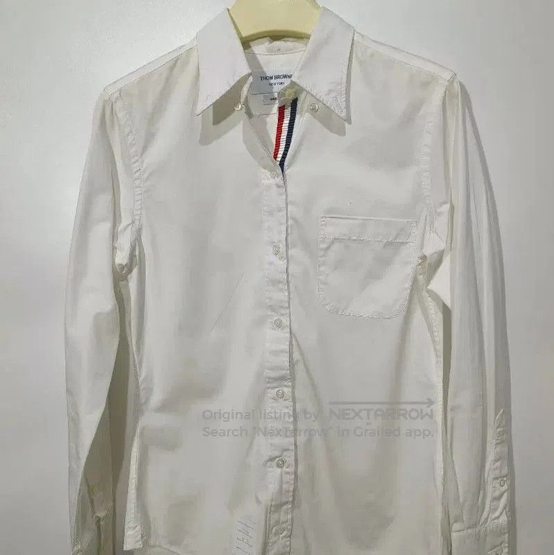 Thom Browne Thom Browne White Cotton Women's Shirt . Size S / US 4 / IT 40 - 1 Thumbnail