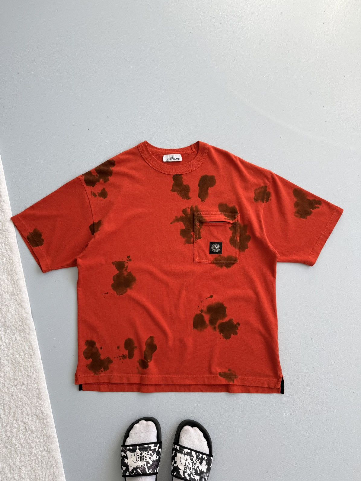 Stone Island Stone Island Tee Tie-Dyed Patch Program Crewneck T-Shirt Size US L / EU 52-54 / 3 - 7 Thumbnail