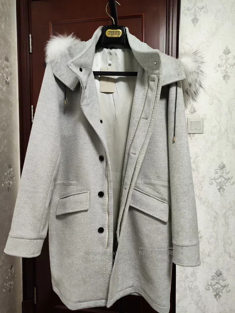 Brioni Brioni Cashmere mink collar long coat Size US L / EU 52-54 / 3 - 2 Thumbnail