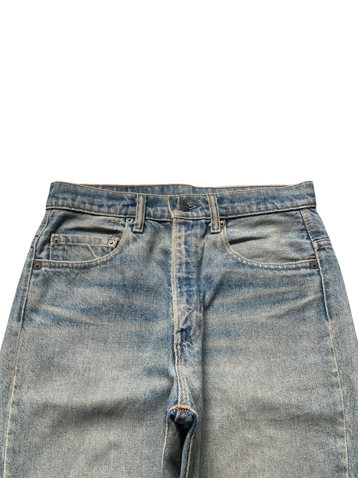 Levi's Vintage 70s Levis 517 Mud Wash Bootcut Flare Jeans Button 8 Size US 30 / EU 46 - 4 Thumbnail