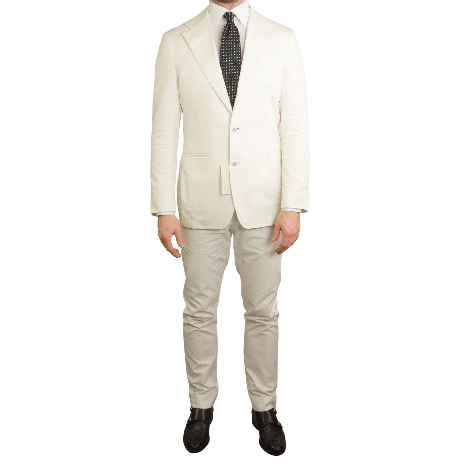 Suitsupply Men Suitsupply Havana Jetted Unlined Offwhite Cotton UK/US38 Size 38R - 1 Thumbnail