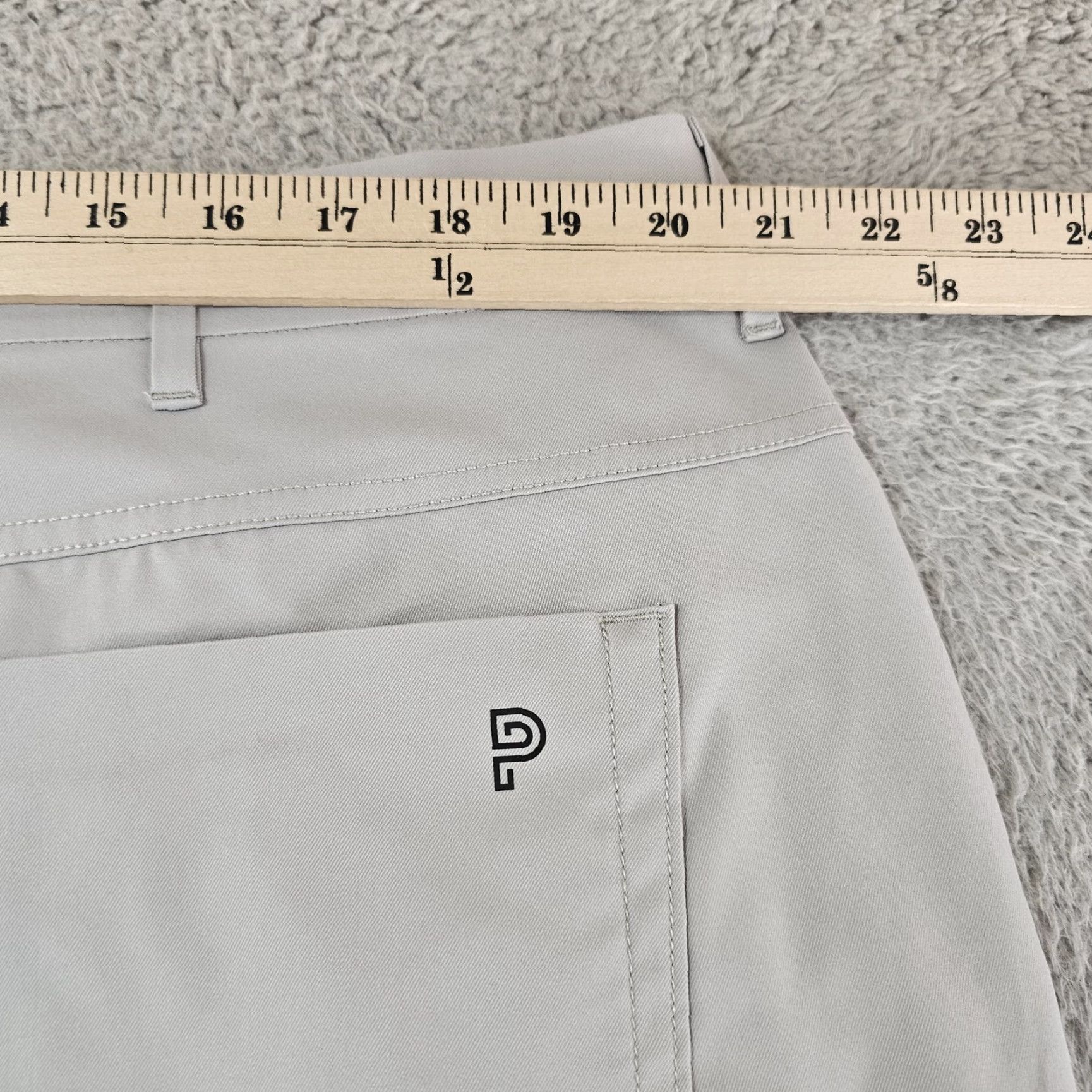 Vintage Public Rec Pants Mens 42x26 Gray Stretch Performance Golf Casual Lightweight Chino Straight Pants Mens Gray 42x26 Casual Travel Golf Pants Size US 42 / EU 58 - 5 Thumbnail